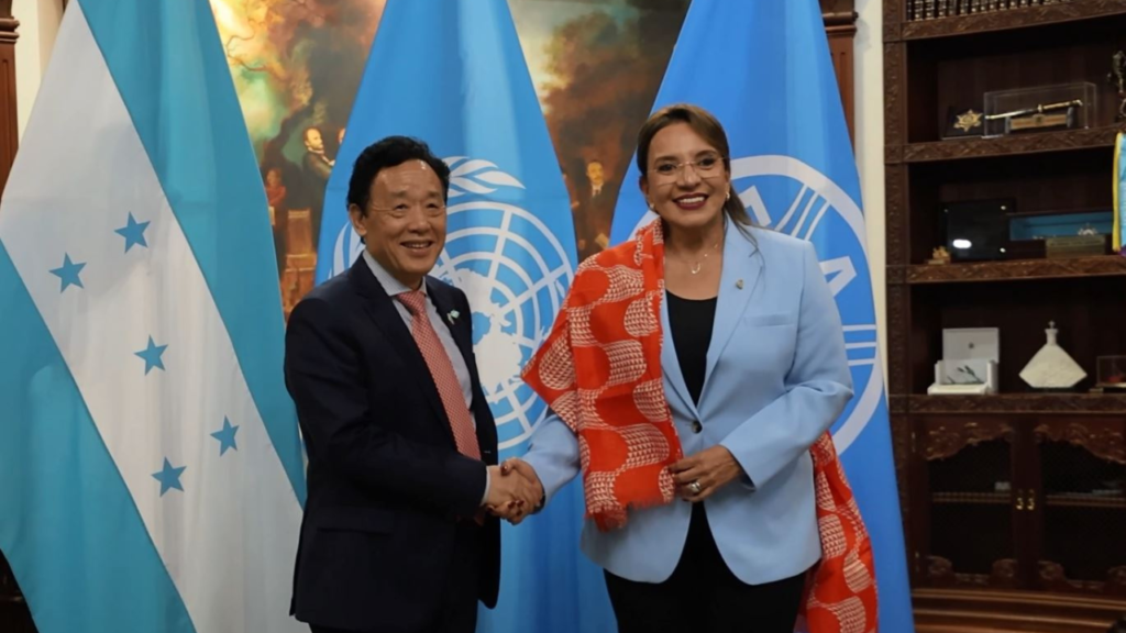 Presidenta Castro y director de la FAO hablan de producción y seguridad alimentaria