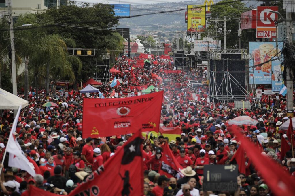La ALBA califica como ‘histórica’ la movilización en respaldo a la presidenta de Honduras