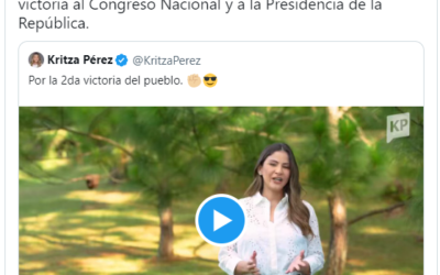 Presidenta Xiomara Castro da la bienvenida a Kritza Pérez al Partido Libre